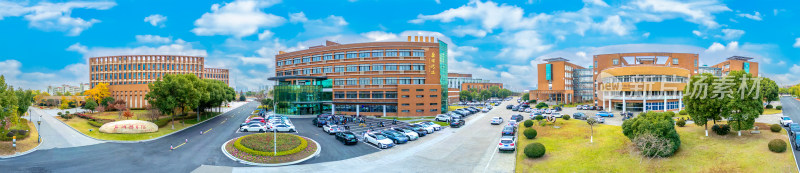 浙江省宁波大学航拍风光