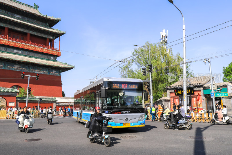 北京市鼓楼107路公交车