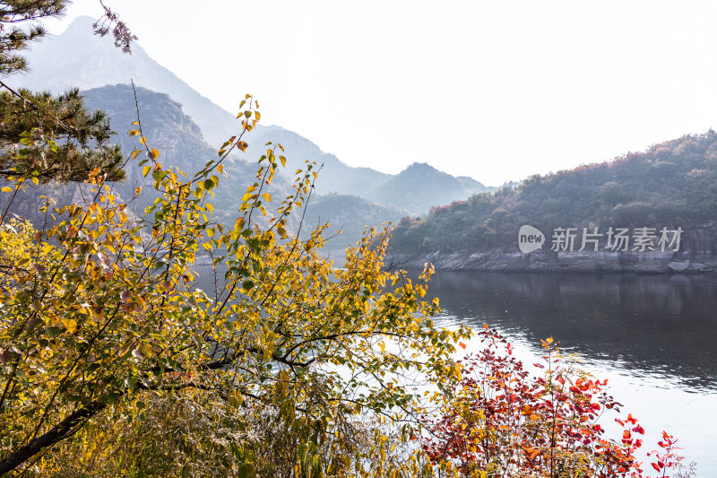 北京青龙峡景区秋季风光