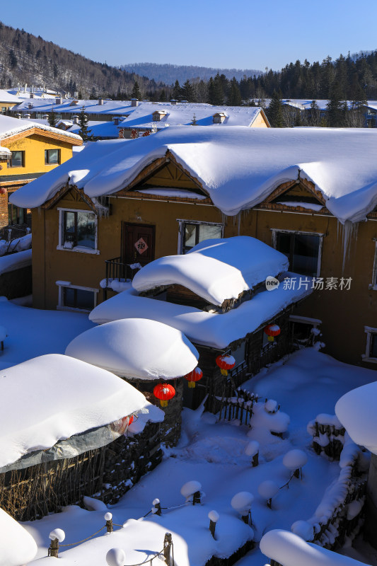 冬季黑龙江省牡丹江雪乡