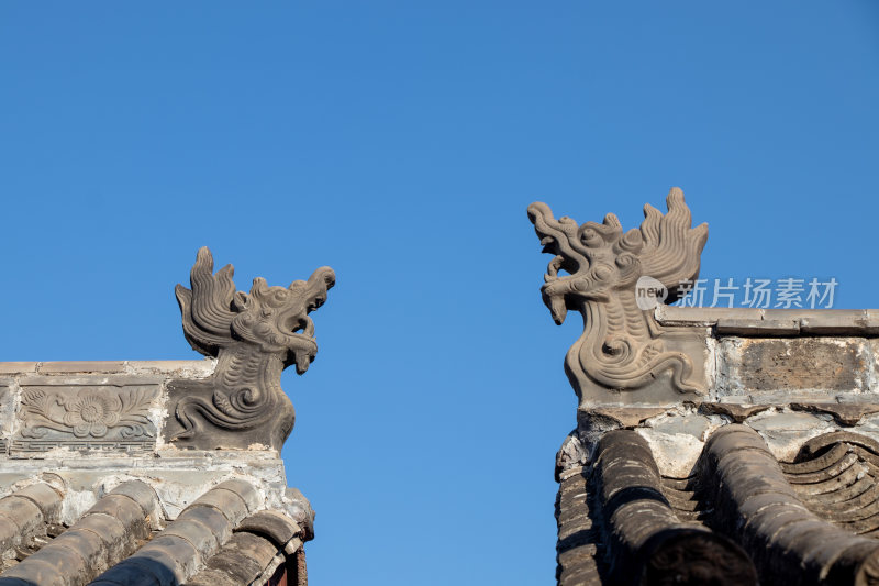 山西长治原起寺屋顶装饰