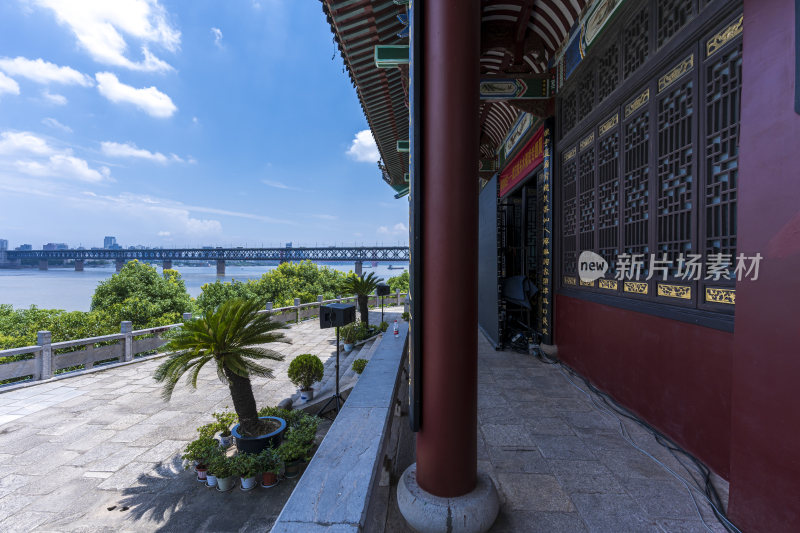 武汉汉阳晴川阁古建筑风景