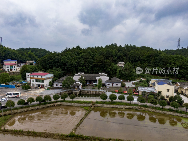 湖南湘潭城市风光航拍