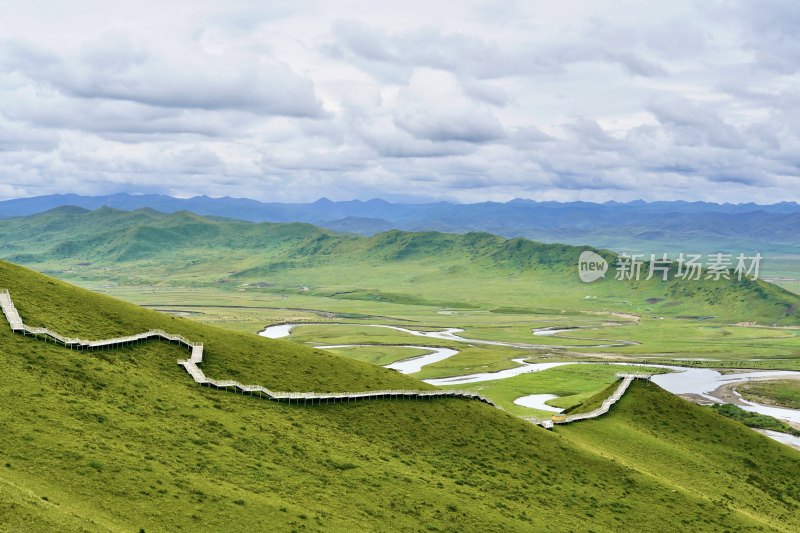 阿坝漫则塘草原湿地