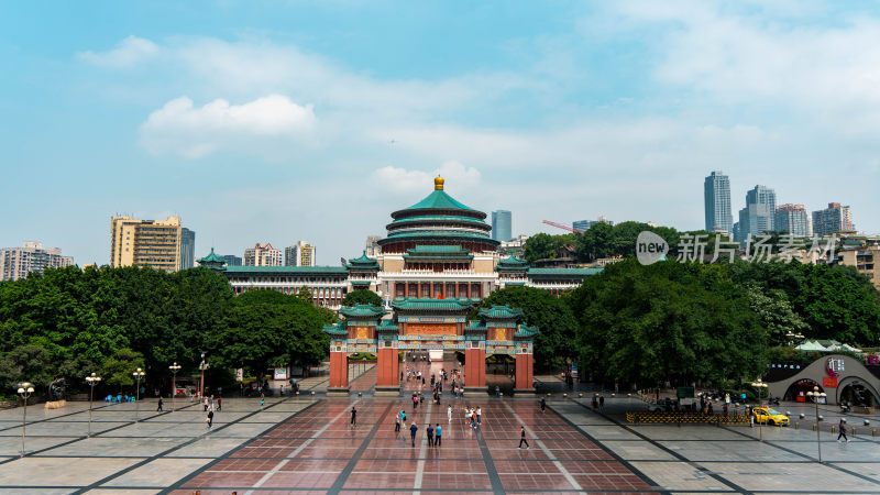 重庆人民大礼堂大景