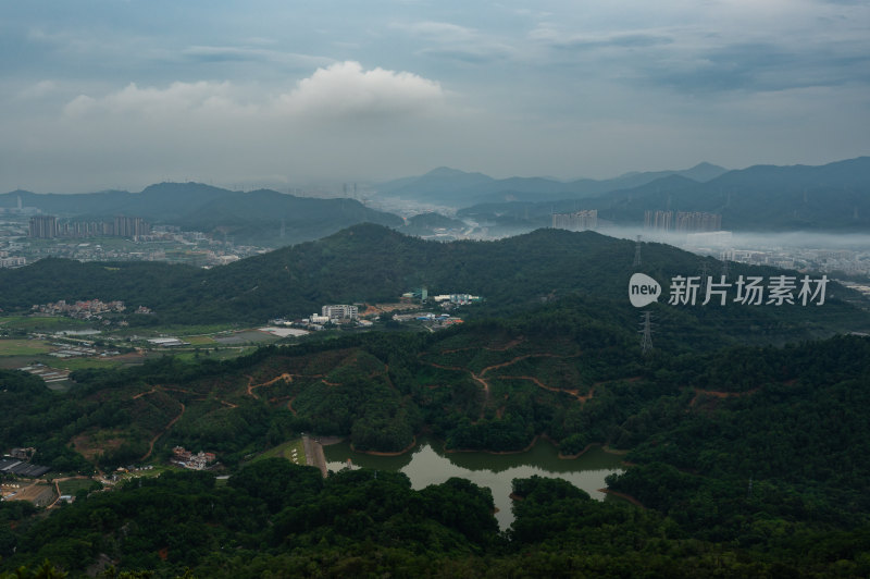 中山神湾丫髻山山顶风光