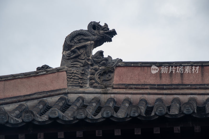 山西大同善化寺屋顶装饰