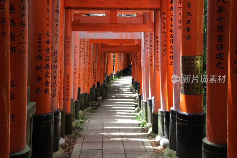 伏见稻荷大社日本建筑鸟居