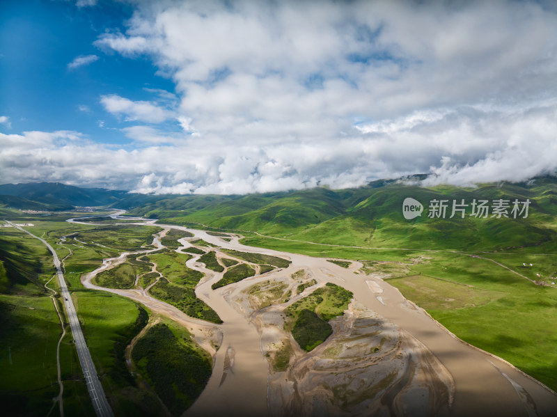 黄河湿地美景