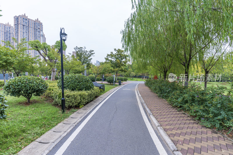 武汉江夏区韵湖湿地公园风景