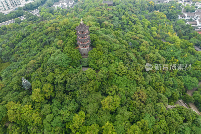 绍兴书圣故里航拍