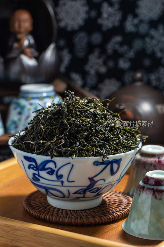 传统中式手工茶叶美食
