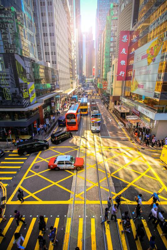 香港城市街道历史人文