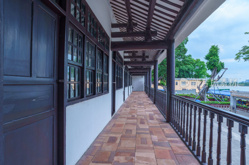 广州长洲岛黄埔军校旧址纪念馆中式传统建筑