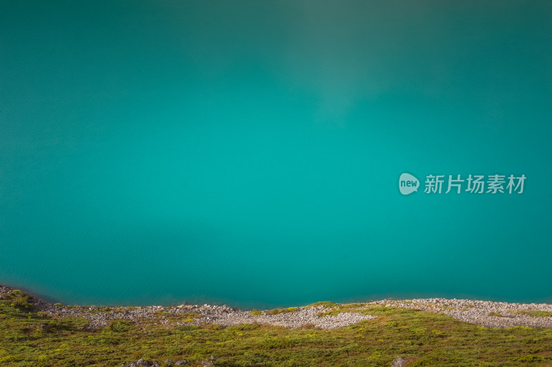 西藏山南白玛林措山水自然风景