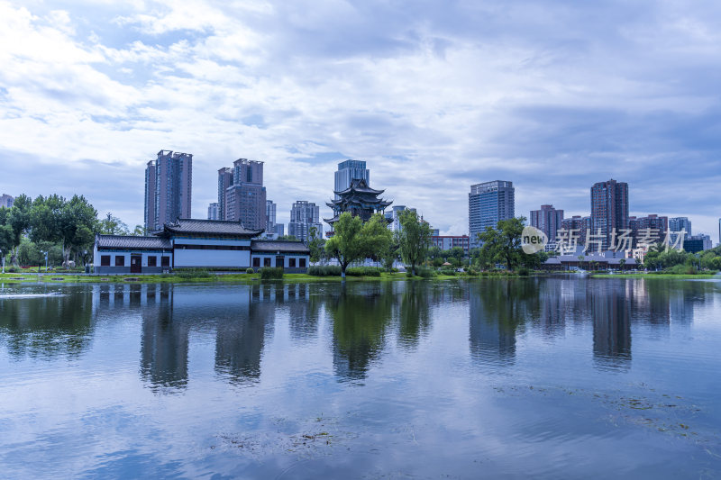 武汉武昌区紫阳公园风景