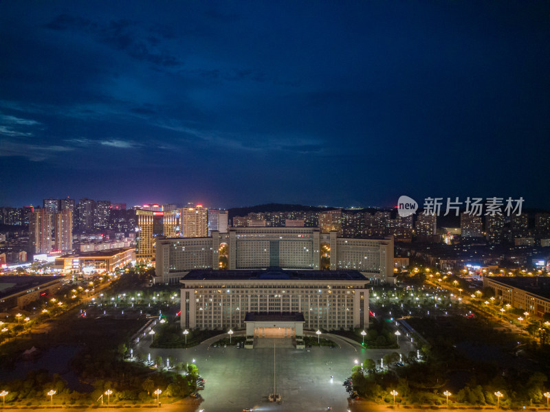 江西宜春市政府夜景