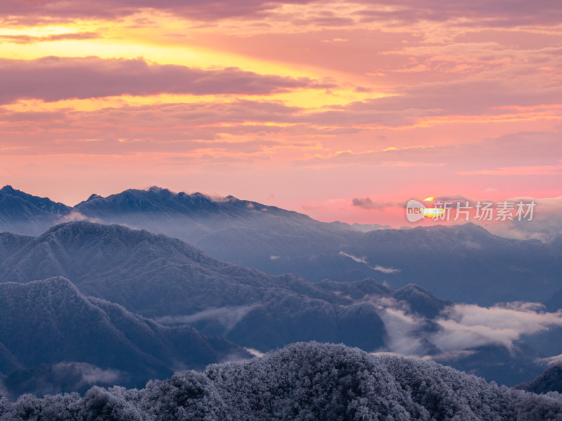 光雾山雪景