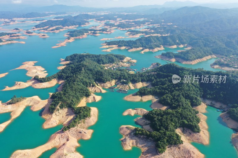 河源万绿湖 湖泊 千岛湖