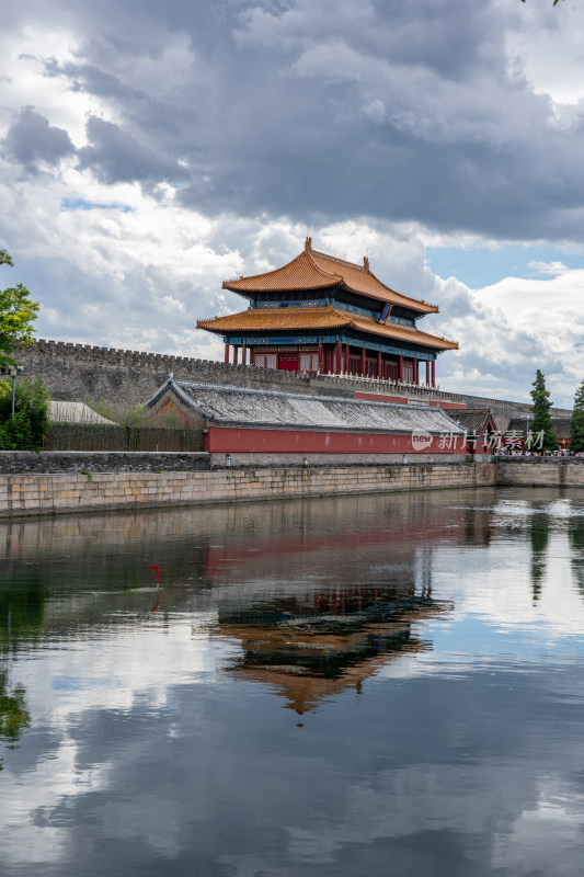 北京故宫神武门风景