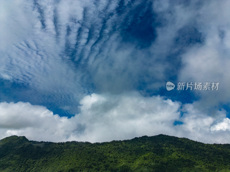 湖北神农架景区航拍风景摄影图