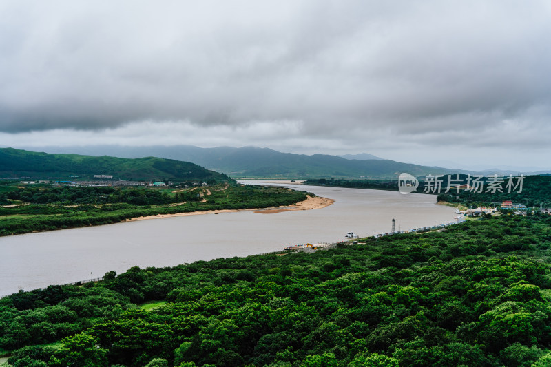 珲春防川边境线