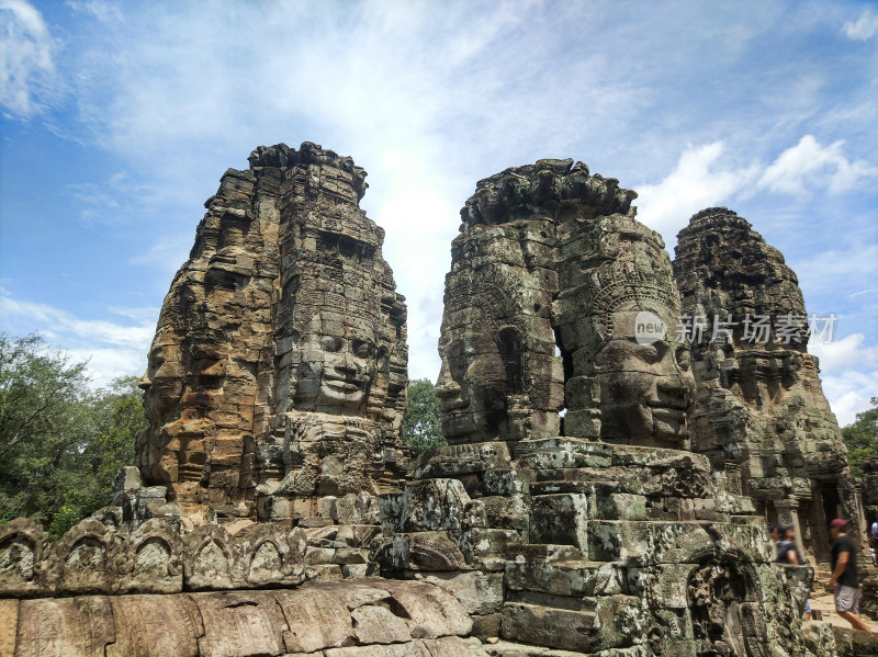 柬埔寨暹粒吴哥城巴戎寺