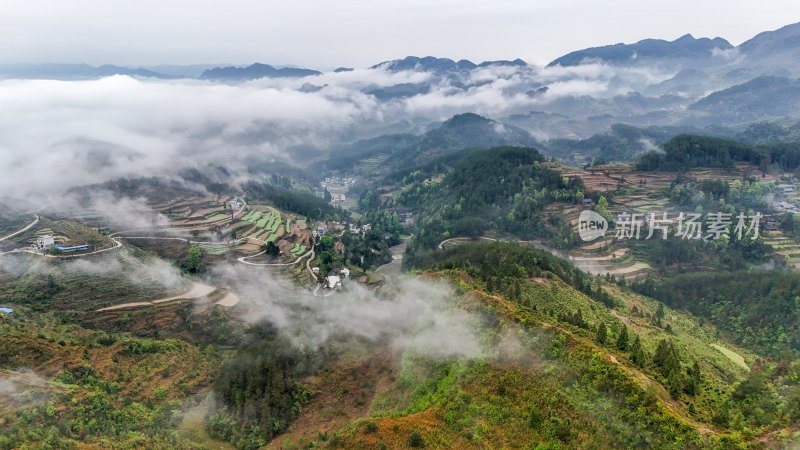 重庆酉阳：青山雾漫别样美