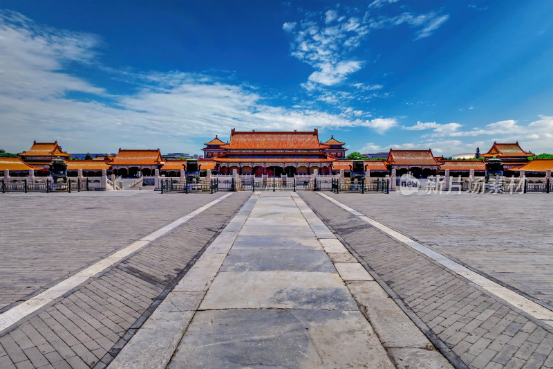 故宫太和门全景
