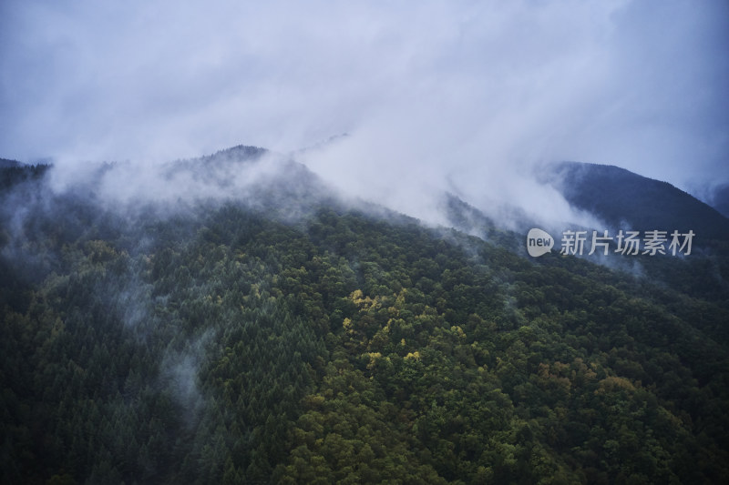 山西长治沁源沁河源头自然美景