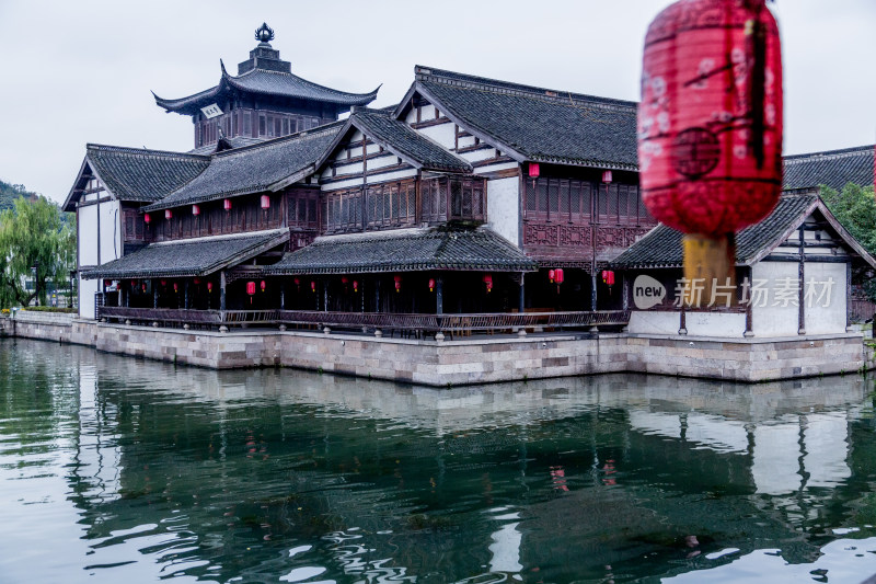 浙江绍兴柯岩鲁镇风景区