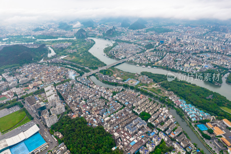 桂林城市航拍