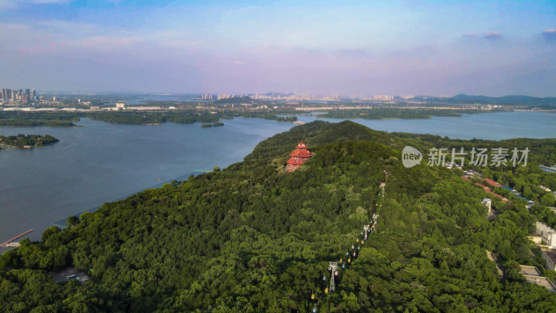 祖国大好河山青山绿水自然风光航拍图