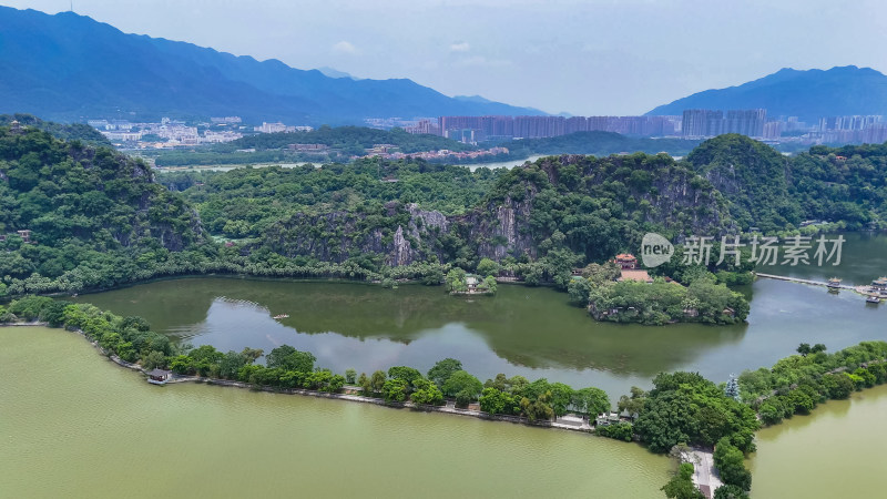 肇庆七星山5A景区航拍图