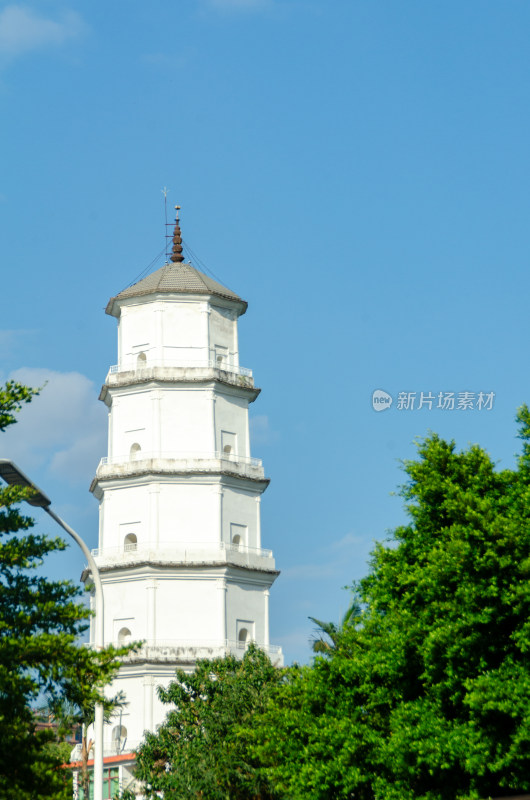 中国福建省福州市于山风景区定光寺白塔