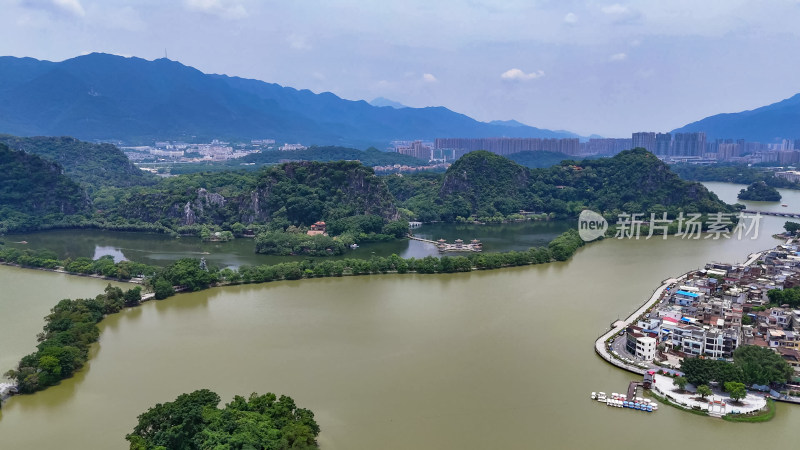 肇庆七星山5A景区航拍图