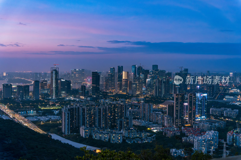 深圳CBD/南山公园/蓝调时刻 深圳风景