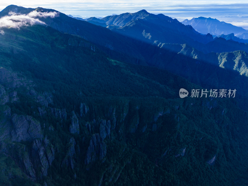 壮丽山河高山云海航拍