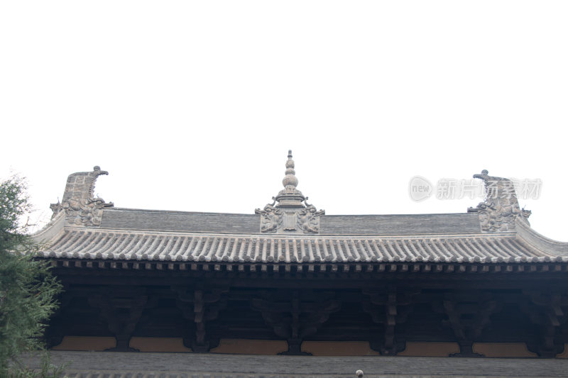 山西大同华严寺屋顶装饰