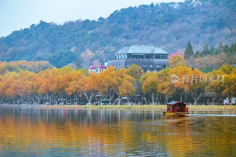 浙江杭州西湖风景名胜区秋景