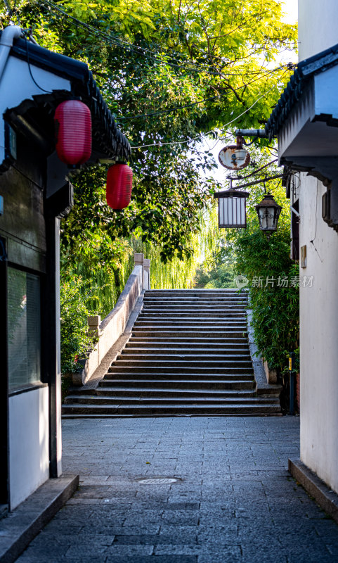 上海嘉定州桥老街法华塔景点景观