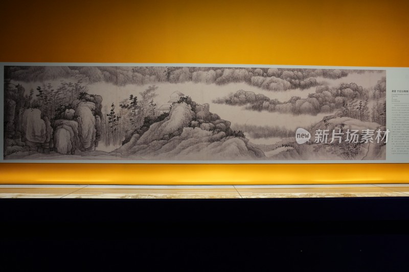 中式山水国画展示