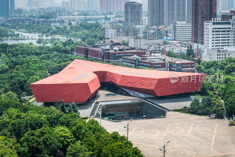 高视角武汉武昌首义广场辛亥革命博物馆