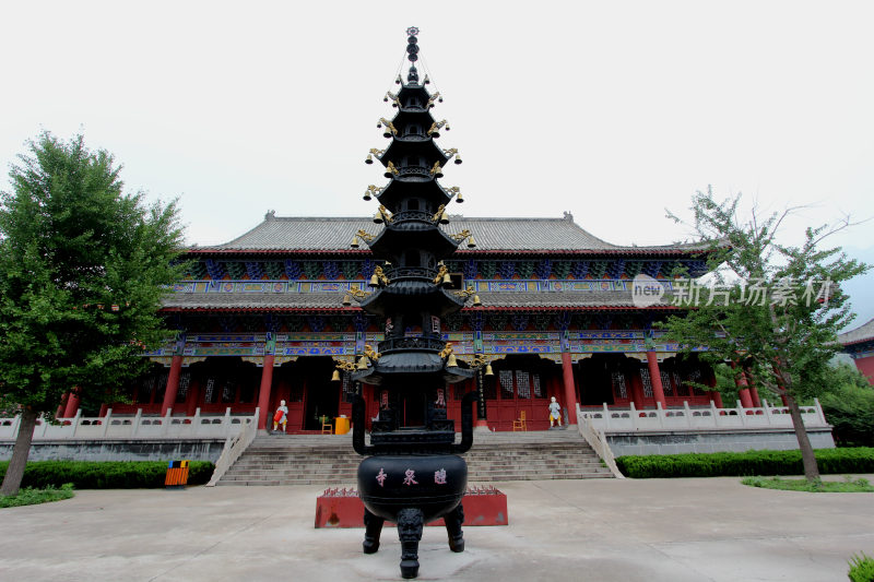 山东著名旅游景点醴泉寺建筑风格