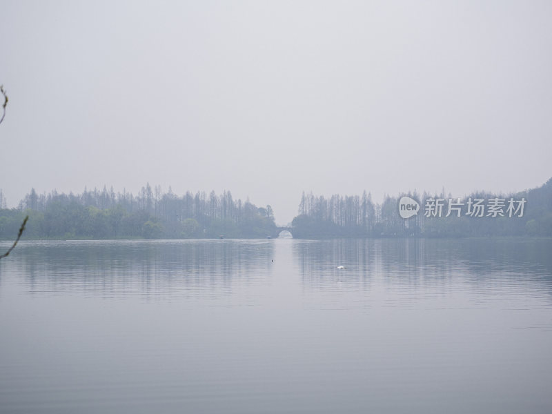 杭州西湖茅家埠江南水乡风景