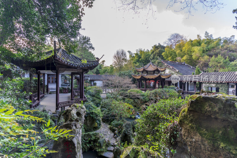 杭州栖霞岭黄龙洞景点风景