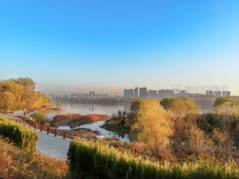 河南省三门峡市天鹅湖风景区