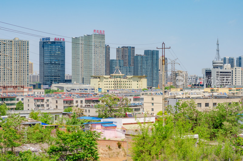 陕西渭南城市天际线