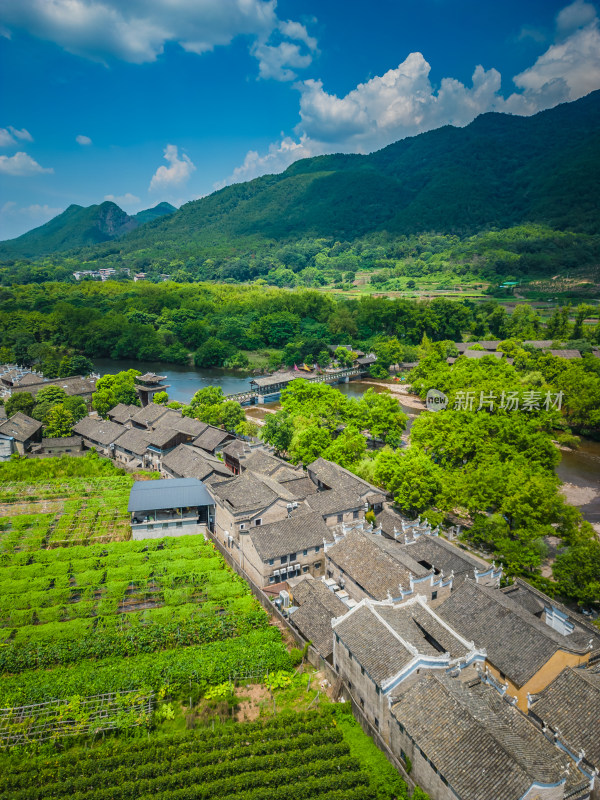 桂林自然风光4A景区东漓古村