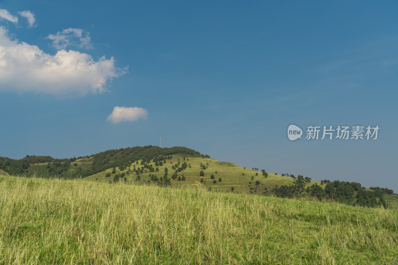 山顶的云景